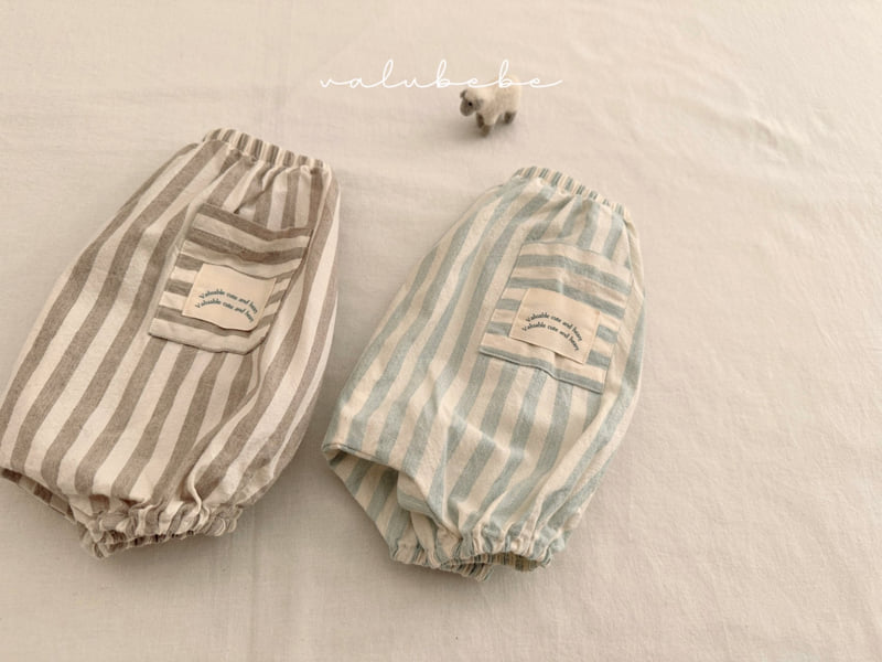 Valu Bebe - Korean Baby Fashion - #babyootd - Fresh Stripe Bloomers - 11