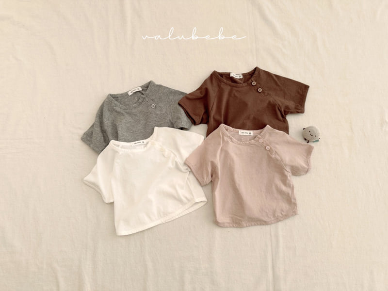 Valu Bebe - Korean Baby Fashion - #babyootd - Kids Basic Side Short Tee 2