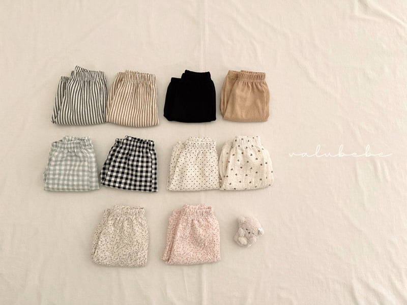 Valu Bebe - Korean Baby Fashion - #babyootd - Kids Summer Emboss Pants 2 - 9