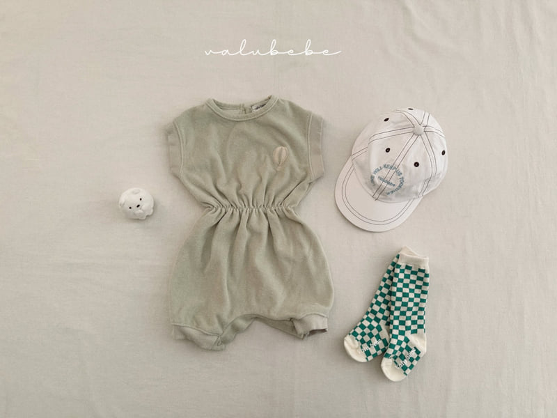 Valu Bebe - Korean Baby Fashion - #babyoutfit - Balloon Terry Suit - 4