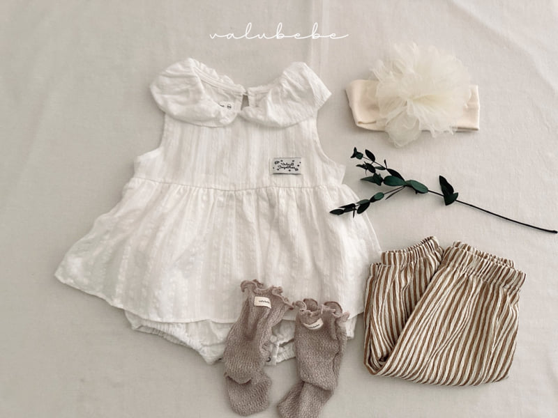 Valu Bebe - Korean Baby Fashion - #babyoutfit - Kids Frill One-piece Suit - 7