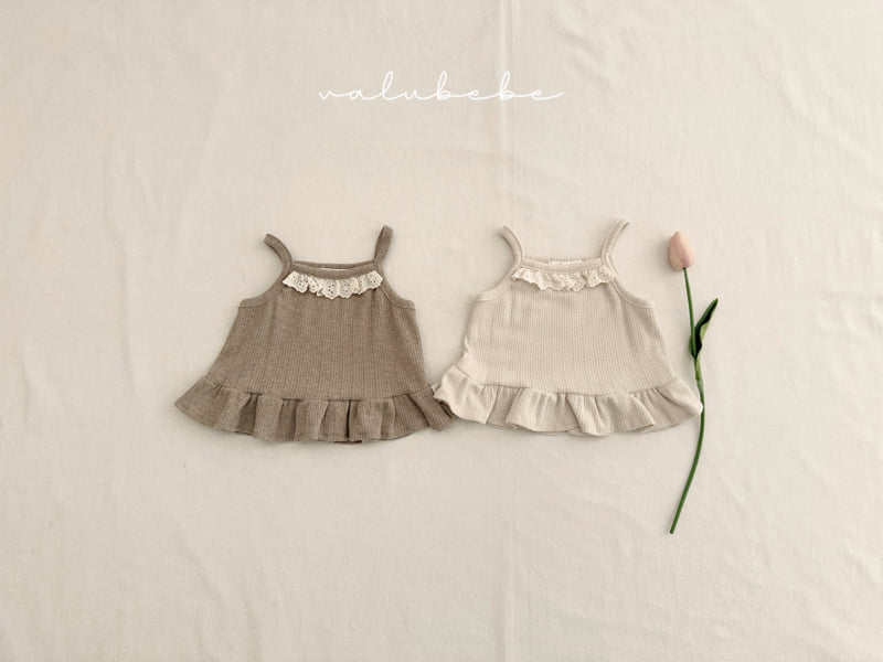 Valu Bebe - Korean Baby Fashion - #babyoutfit - Kids Lace Top Tee - 6