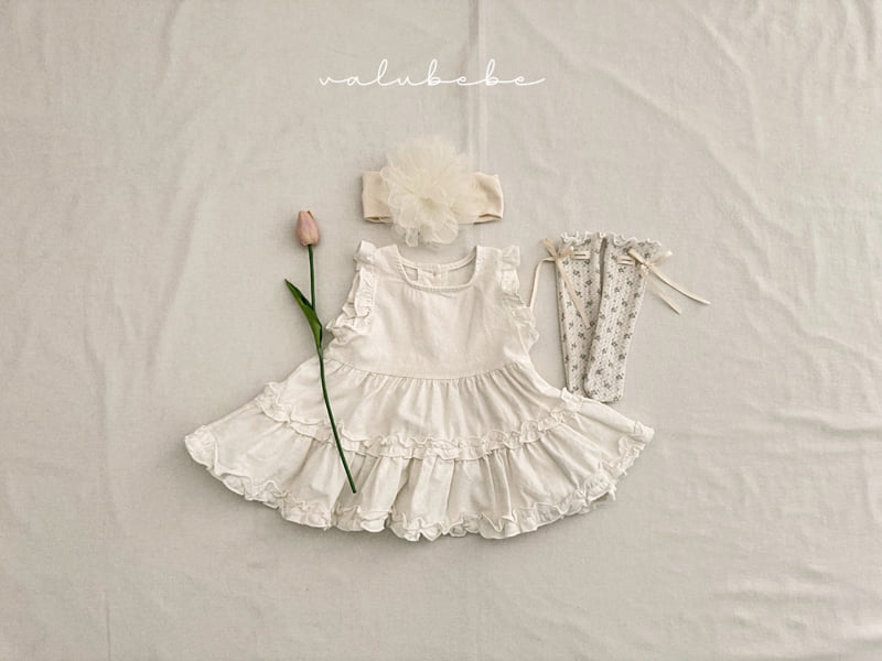Valu Bebe - Korean Baby Fashion - #babyoutfit - Bebe Emma Frill One-piece - 7