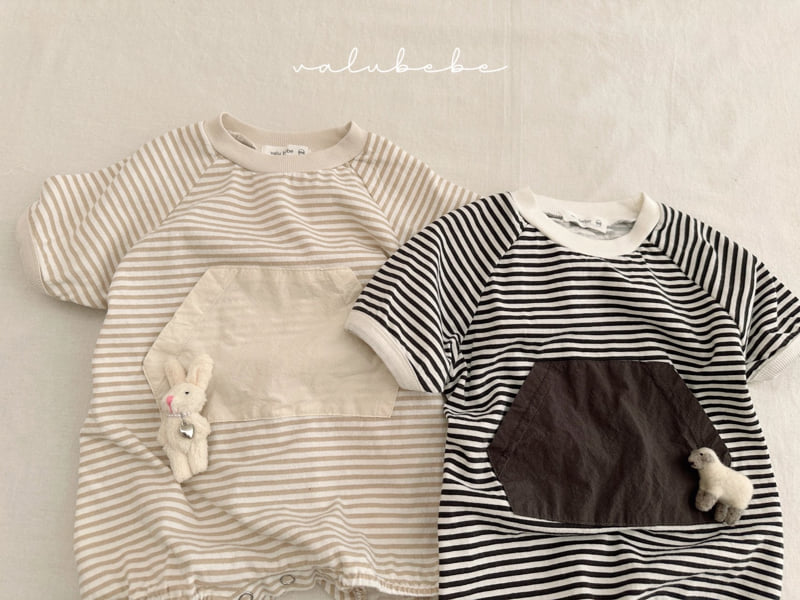 Valu Bebe - Korean Baby Fashion - #babyoutfit - Kangaroo Pocket Suit - 12