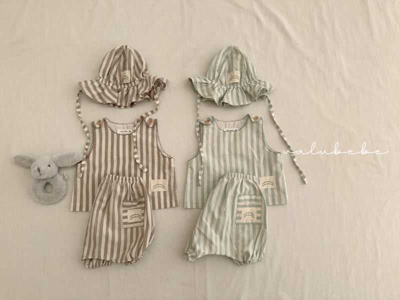 Valu Bebe - Korean Baby Fashion - #babyootd - Fresh Stripe Bucket Hat - 4