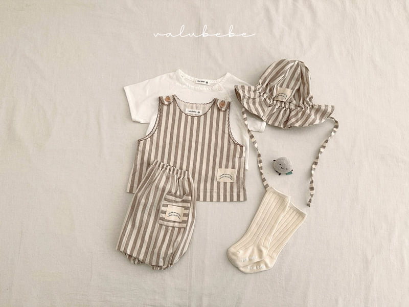 Valu Bebe - Korean Baby Fashion - #babyoutfit - Fresh Stripe Bucket Hat - 5