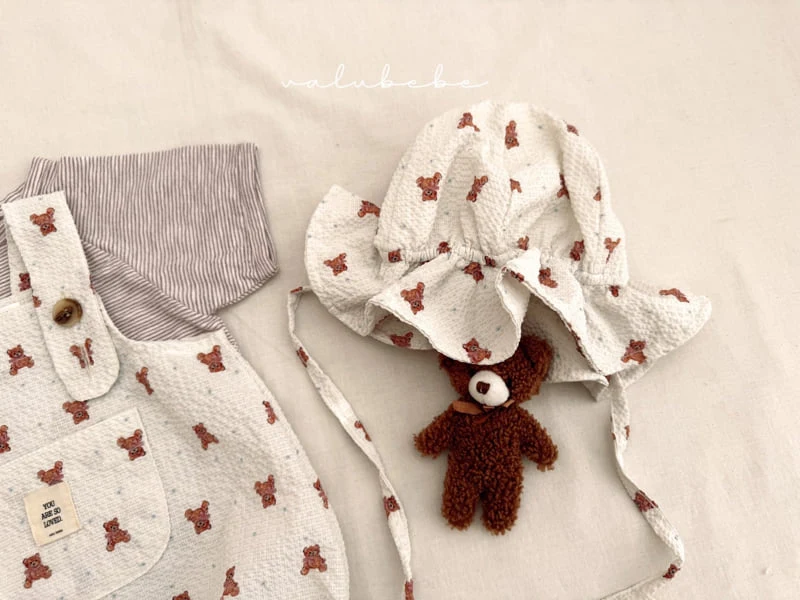 Valu Bebe - Korean Baby Fashion - #babyoutfit - Mini Bear Bucket Hat - 7