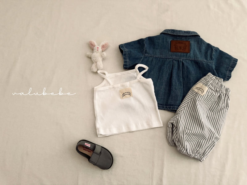 Valu Bebe - Korean Baby Fashion - #babyoutfit - Bebe Rib Top Tee 2 - 6