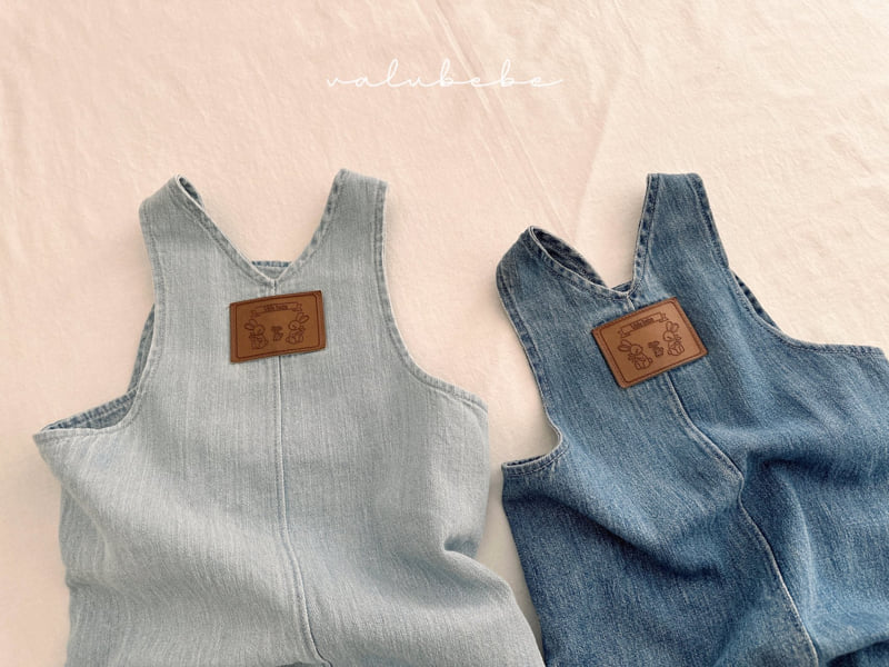 Valu Bebe - Korean Baby Fashion - #babyoutfit - Denim Overalls Pants - 10