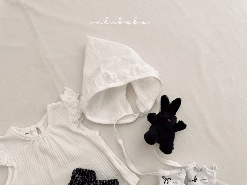 Valu Bebe - Korean Baby Fashion - #babyoutfit - Lace Bonnet Hat - 7