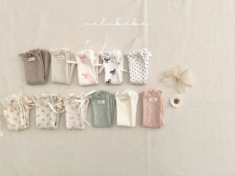 Valu Bebe - Korean Baby Fashion - #babyootd - Eyelet Socks - 4