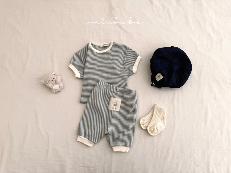 Valu Bebe - Korean Baby Fashion - #babyoutfit - Bebe Nature Stripe Tee 2 - 7