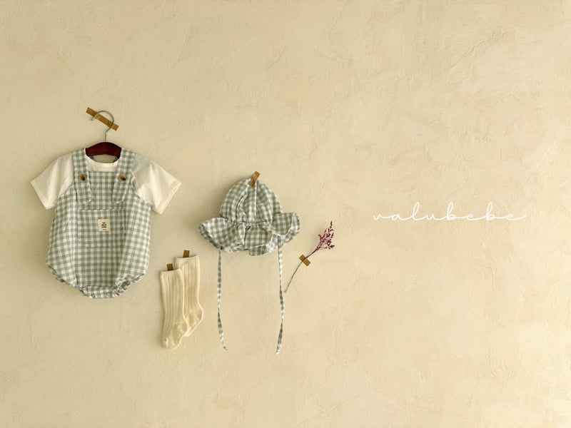Valu Bebe - Korean Baby Fashion - #babyoutfit - Sugar Check Bucket Hat
