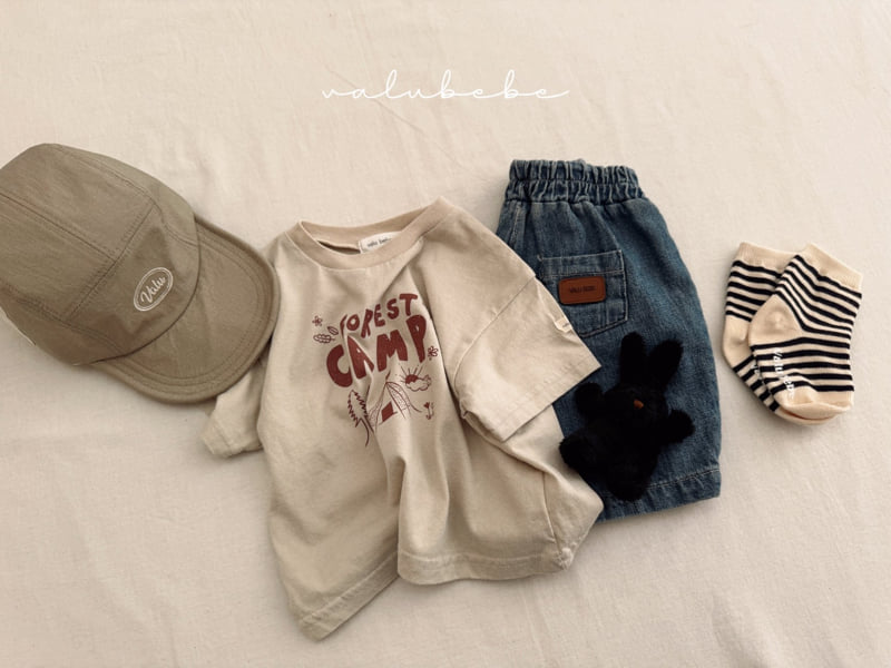 Valu Bebe - Korean Baby Fashion - #babywear - Bebe Pin Tuck Denim Pants - 12