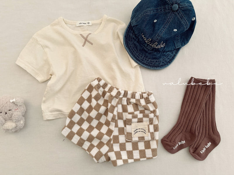 Valu Bebe - Korean Baby Fashion - #babywear - Kids Lego Check Pants 2 - 8