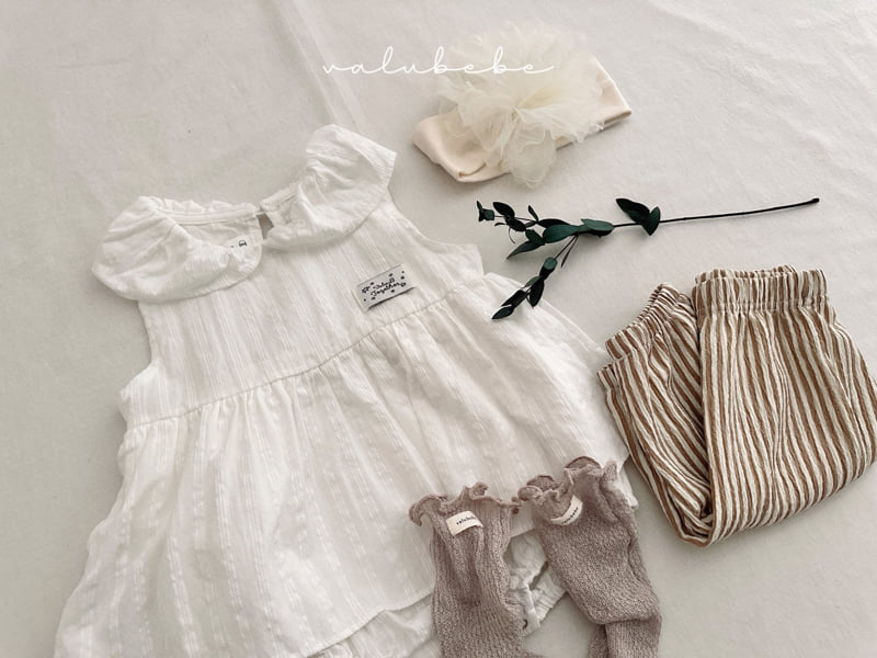 Valu Bebe - Korean Baby Fashion - #babywear - Bebe Frill One-piece Suit - 10