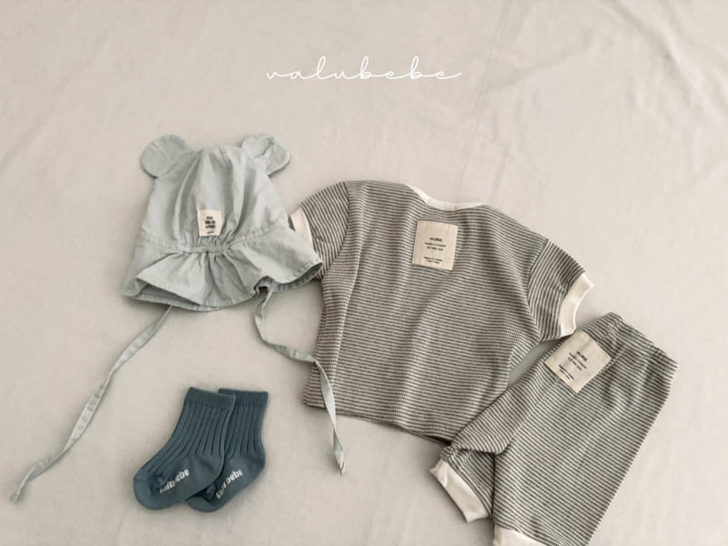 Valu Bebe - Korean Baby Fashion - #babywear - Bebe Nature Stripe Tee 2 - 8