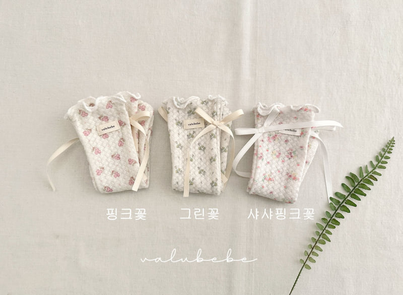 Valu Bebe - Korean Baby Fashion - #onlinebabyboutique - Mali Flower Socks - 7