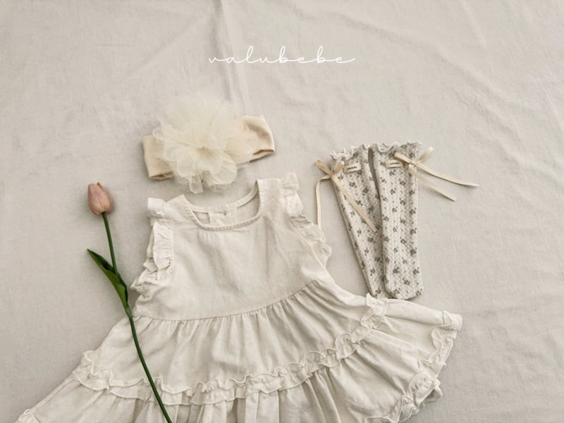 Valu Bebe - Korean Baby Fashion - #onlinebabyboutique - Bebe Emma Frill One-piece - 10