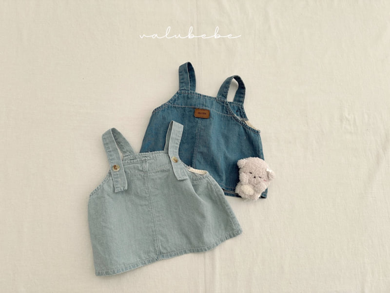 Valu Bebe - Korean Baby Fashion - #onlinebabyboutique - Denim Vest 2 - 6