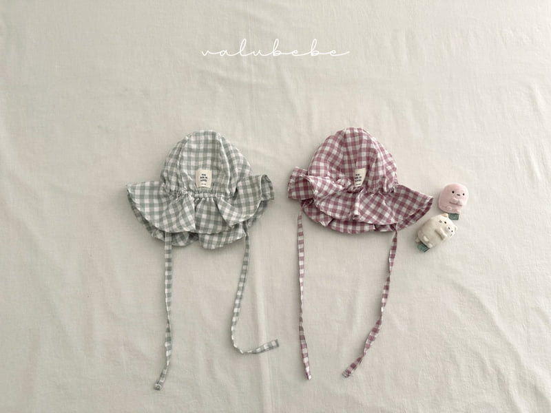 Valu Bebe - Korean Baby Fashion - #babywear - Sugar Check Bucket Hat - 4