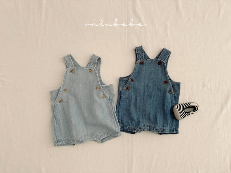 Valu Bebe - Korean Baby Fashion - #onlinebabyshop - Denim Overall Suit