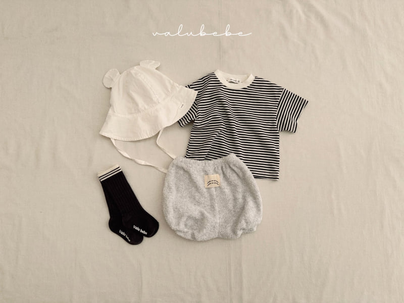 Valu Bebe - Korean Baby Fashion - #onlinebabyshop - Kids Line Stripe Tee - 5