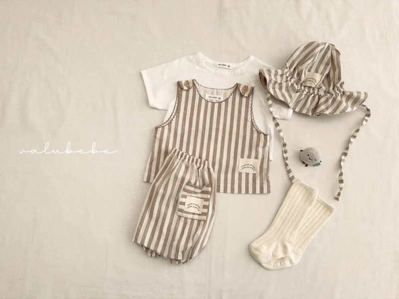 Valu Bebe - Korean Baby Fashion - #onlinebabyshop - Bebe Basic Side Short Tee 2 - 7