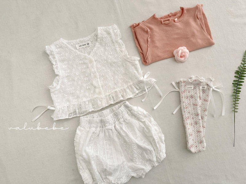 Valu Bebe - Korean Baby Fashion - #onlinebabyshop - Bebe Lace Balloon Pants - 7