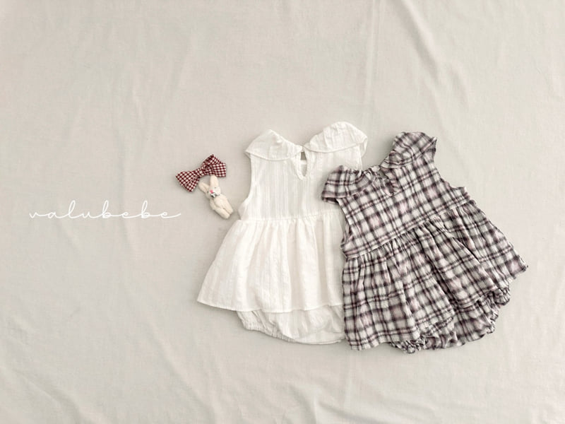 Valu Bebe - Korean Baby Fashion - #smilingbaby - Kids Frill One-piece Suit - 12