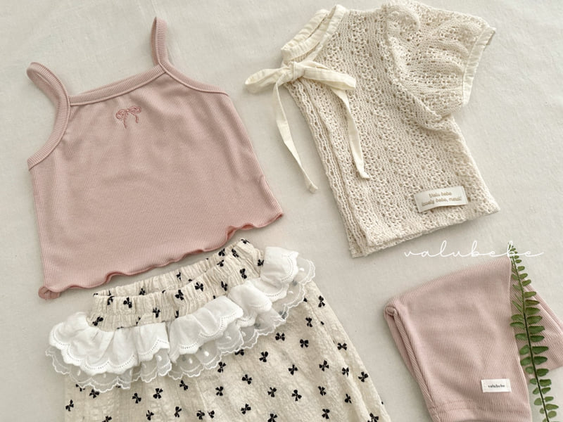 Valu Bebe - Korean Baby Fashion - #smilingbaby - Kids Ribbon Top Tee - 8
