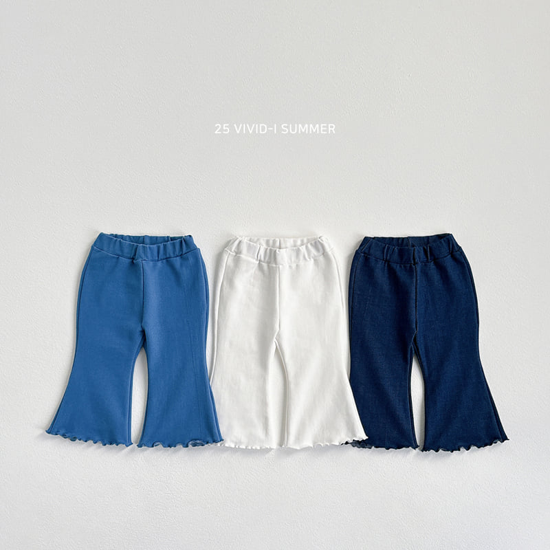 Vivid I - Korean Children Fashion - #Kfashion4kids - Diagonal Bootscut Pants