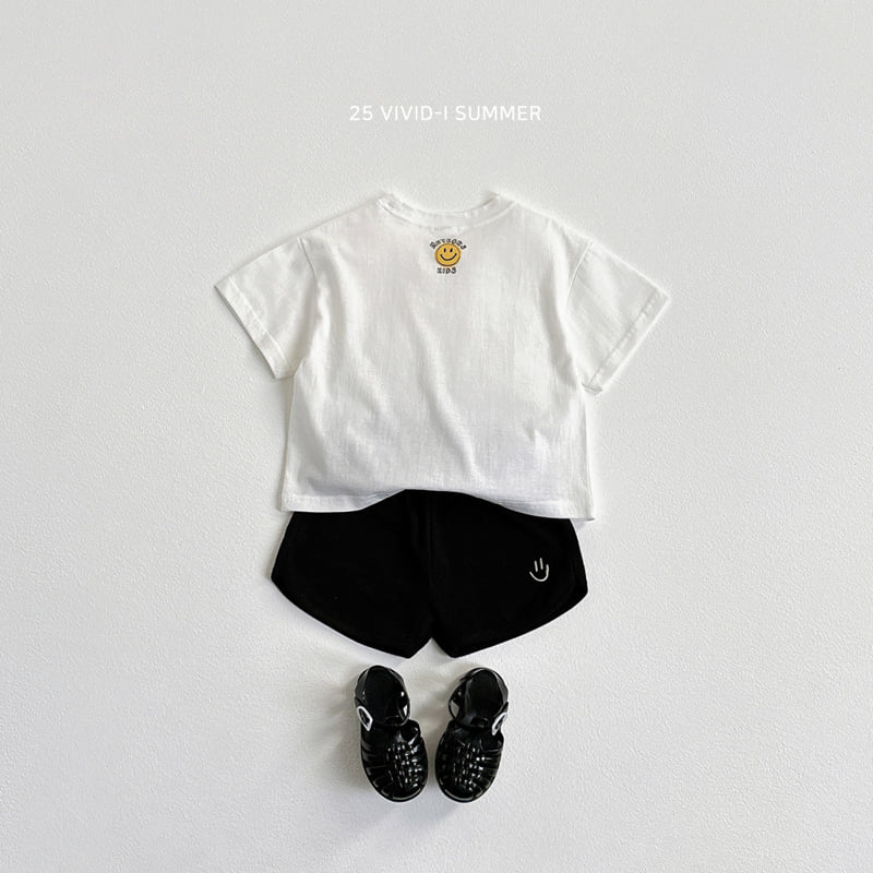 Vivid I - Korean Children Fashion - #Kfashion4kids - Rear Smile Point Tee - 12