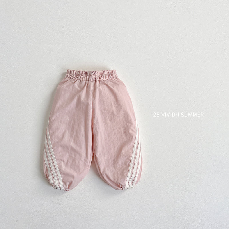 Vivid I - Korean Children Fashion - #Kfashion4kids - Line Track Pants - 6
