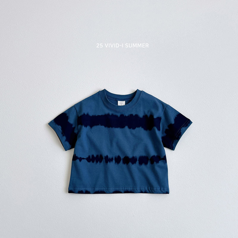 Vivid I - Korean Children Fashion - #Kfashion4kids - Tie Water Printed Tee - 6
