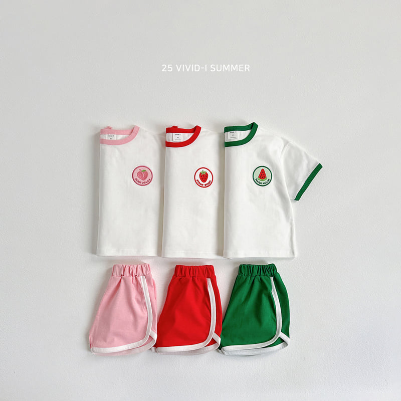 Vivid I - Korean Children Fashion - #Kfashion4kids - Fruits Dolphin Set - 3