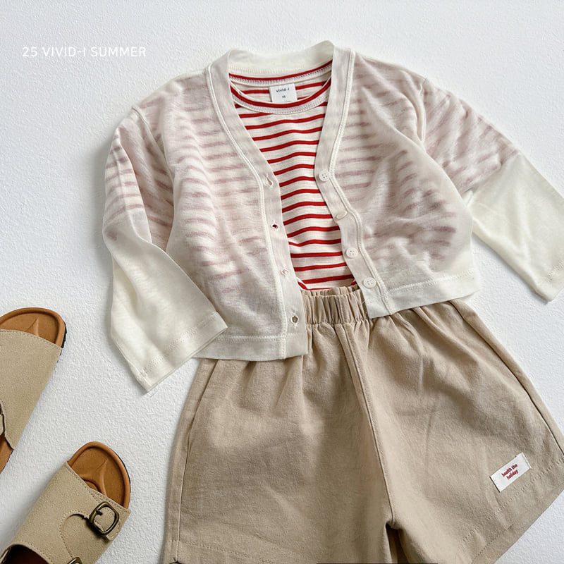 Vivid I - Korean Children Fashion - #Kfashion4kids - Marine Stripe Short Sleeve Tee - 10