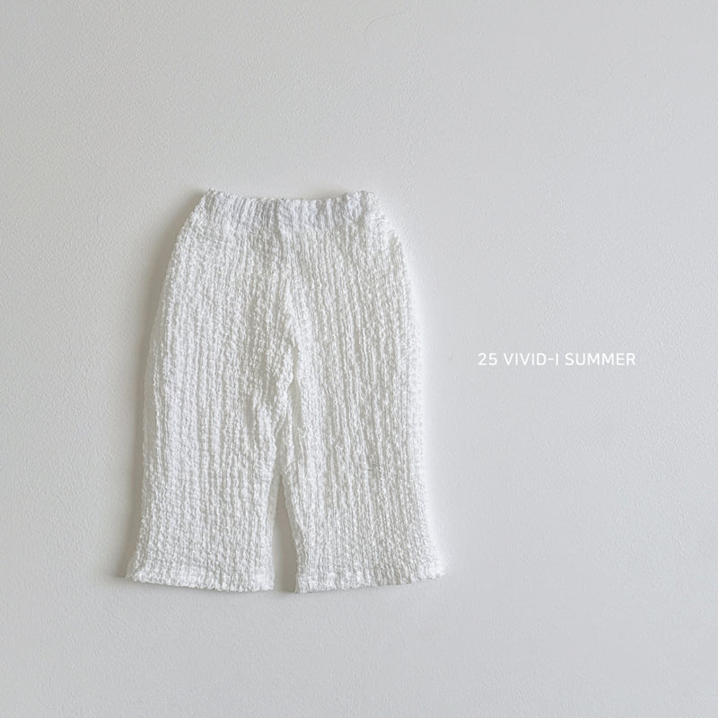 Vivid I - Korean Children Fashion - #Kfashion4kids - Crinkle Wide Pants - 5