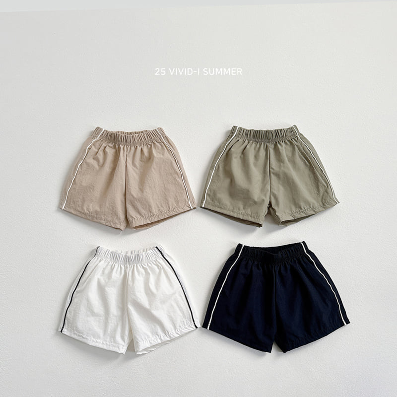Vivid I - Korean Children Fashion - #Kfashion4kids - Rustling Piping Shorts