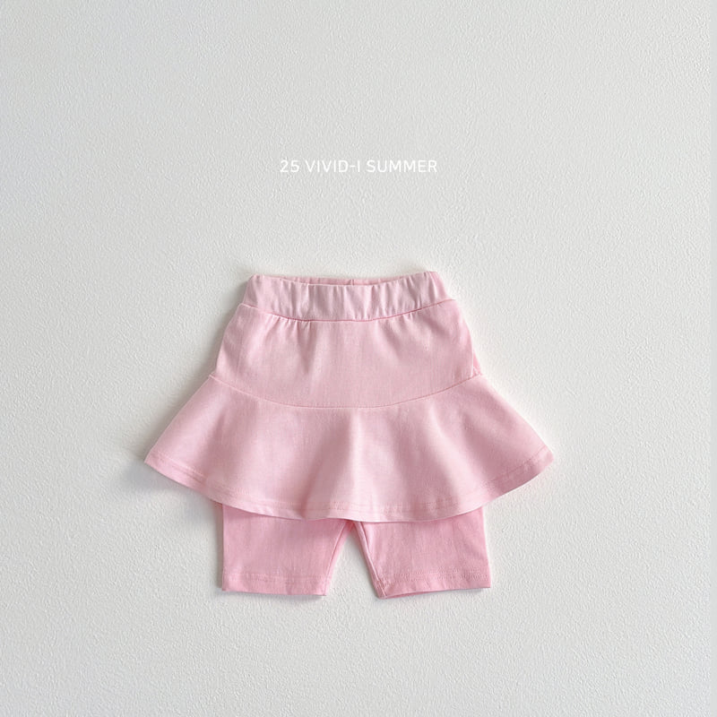 Vivid I - Korean Children Fashion - #kidzfashiontrend - Summer Skirt Leggings - 4