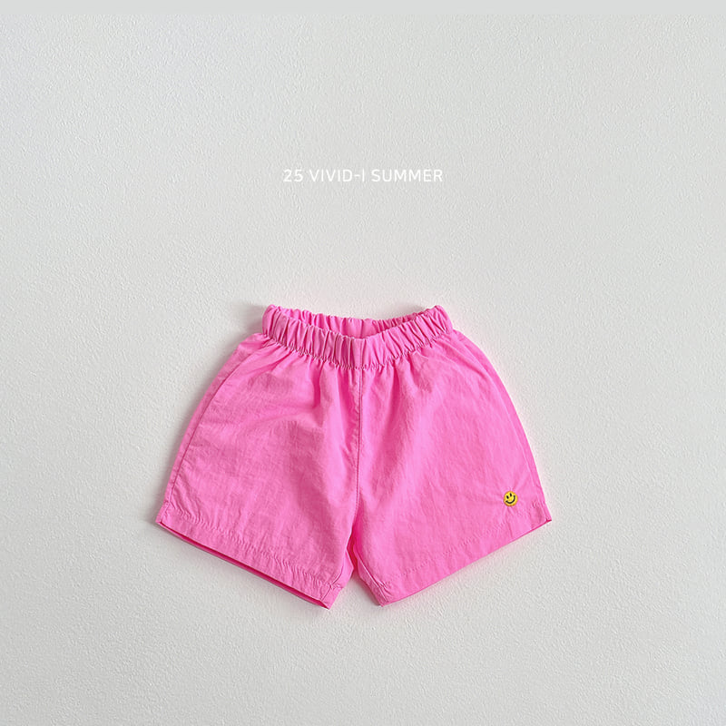 Vivid I - Korean Children Fashion - #childofig - Smile Rustling Shorts - 8