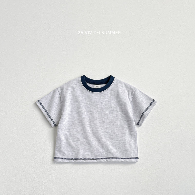 Vivid I - Korean Children Fashion - #childofig - Raglan Stitch Tee - 5