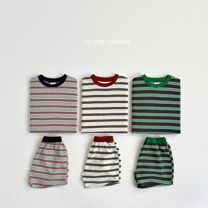 Vivid I - Korean Children Fashion - #childofig - Multi Color Set - 3