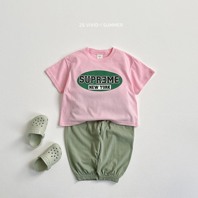 Vivid I - Korean Children Fashion - #childofig - Super Me Short Sleeve Tee - 8