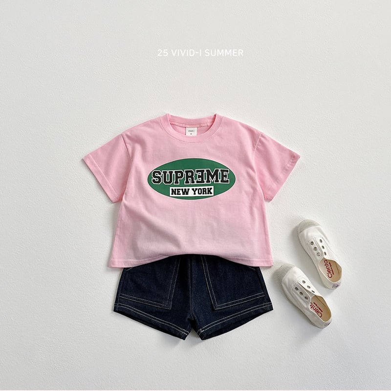 Vivid I - Korean Children Fashion - #childofig - Super Me Short Sleeve Tee - 9