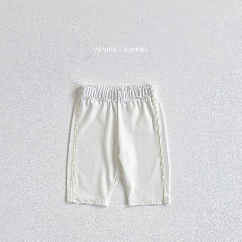 Vivid I - Korean Children Fashion - #prettylittlegirls - Half Leggings - 4