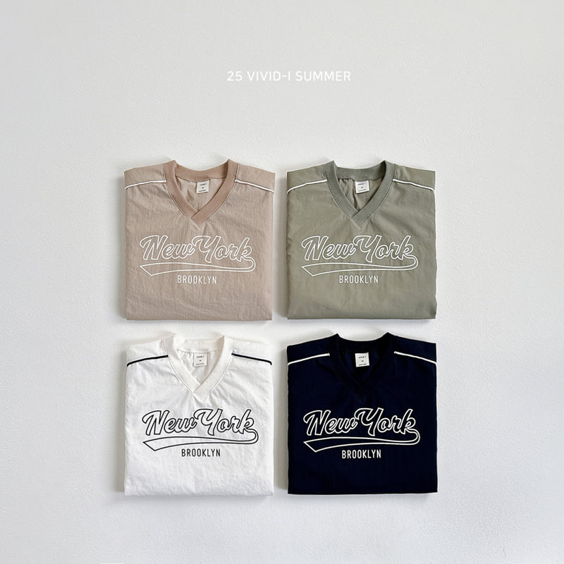 Vivid I - Korean Children Fashion - #childofig - Drawstring Short Sleeve Tee - 3