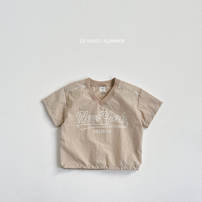 Vivid I - Korean Children Fashion - #childofig - Drawstring Short Sleeve Tee - 4