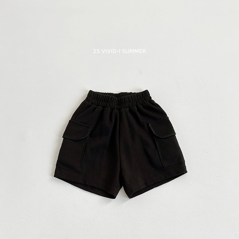 Vivid I - Korean Children Fashion - #childofig - Cargo Half Pants - 4