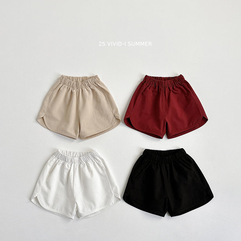 Vivid I - Korean Children Fashion - #childofig - Cotton Ringer Shorts